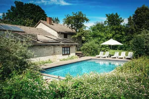 Image of House Archaeopteryx - private outdoor pool - unique in the nature park
