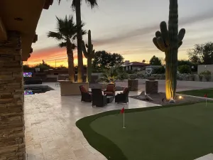 Image of Double Eagle Villa with pool and pickleball close to Scottsdale!
