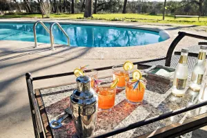 Image of 10 Bedroom Hill Country Retreat with Pickleball, Tennis and Pool- Stonehaven Ran