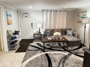Image of Super Cute & Cozy Home with 65\"TV, Grill, 3 beds, A C, Porch..