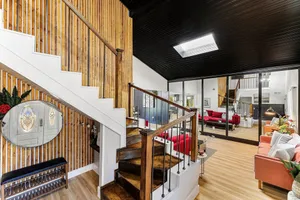 Image of Spacious Mid-Century Home King Beds+Charming View