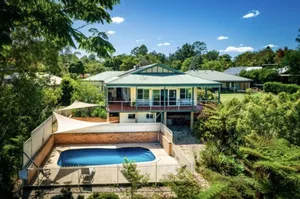 Image of Paradise house with a pool, deck and amazing view