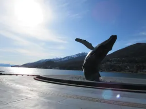 Image of Ocean, Mt Juneau and Mt Roberts Views from Spacious Front Porch!! -Open Concept
