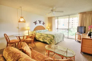 Image of ALOHA ~ Put your Feet Up & Relax-Ocean View at Great Price!  Kahana Studio w\/AC
