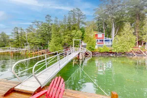 Image of Cozy, Waterfront Cabin-Style Gem with Private Dock and Lovely Views