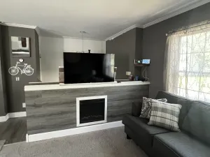 Image of Beautiful House BY THE LAKE NOT ON THE LAKE . Not on the lake. lake is1 Mile