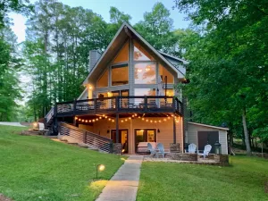 Image of One-of-a-Kind, Lakefront House Near the Ritz, Sandbar & Boathouse!