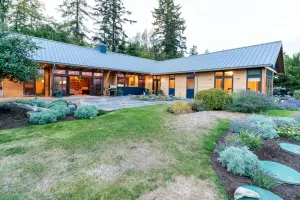 Image of Spacious bayfront home w\/ a patio, views, & easy beach access