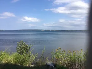 Image of New travel trailer 5 steps from waters edge on Lake Superior!