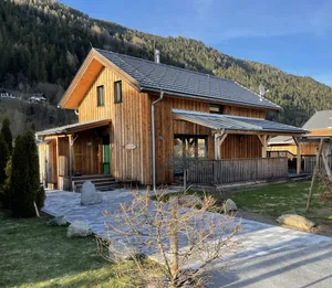 Image of Vacation home with large sun terrace outdoor whirlpool and mountain panorama