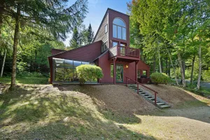 Image of Private & dog-friendly home w\/ balcony, deck - in the White Mountains