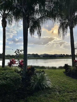 Image of Long lake sunset views