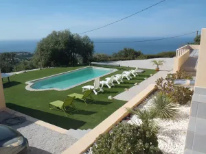 Image of Superb new villa with a sea view swimming pool + luxury spa up to 21 people
