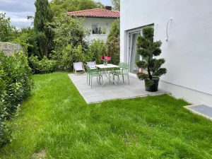 Image of Designer vacation apartment\/house in the house\/sunny garden & terrace