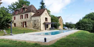 Image of Authentic 18th c Farmhouse  with heated pool (and fiber optic WIFI)