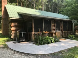 Image of Rustic Cabin Retreat on 120 Acres with Private Lake, Wildlife, and Fireplace.