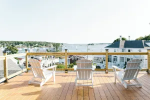 Image of Boothbay Harbor Guy's Inn Ocean Room 3 Ocean views, fireplace, Down town