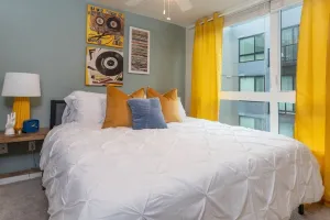 Image of Self Check-In-Washer-Dryer-4KSmart TV-King Bed-Gym