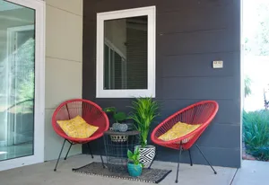 Image of A relaxed luxury apartment set among the gum trees
