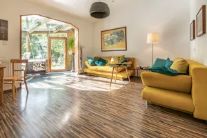 Image of garden apartment,  countryside, conservatory, terrace with pool u. Garden Sauna