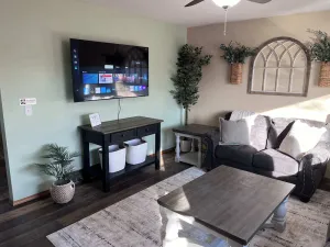 Image of Cheerful 4-Bedroom with Garage