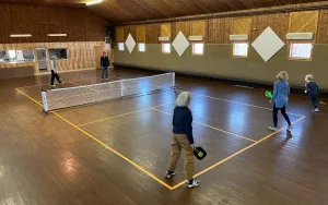 Image of Indoor pickle ball + sauna at lakeside 13BR house, Lakeside Property with Indoor Pickle Ball!