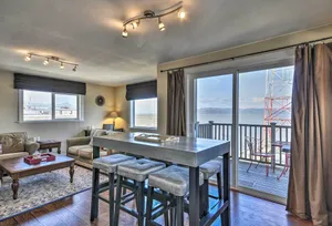 Image of Sleek Riverfront Condo on Pier in Downtown Astoria