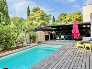 Image of Contemporary villa with pool, 10 minutes from the beach!