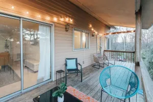 Image of Spacious Apartment with Scenic Deck Views