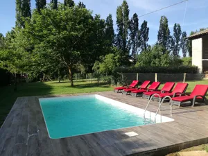 Image of Enclosed air-conditioned house near St Emilion with garden and private pool