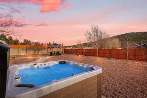 Image of Hot Tub Pool Table Bocce Court Mountain Views