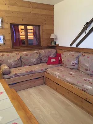 Image of New mountain style studio - skis on - 4 person Aime 2000 La PLagne
