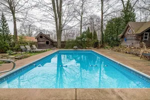Image of Huge Poconos Retreat with a Hot Tub a Heated Pool and close to hiking