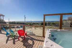 Image of Hot Tub! Ocean Views and Short Walk to Sandy Beach! Game Room!