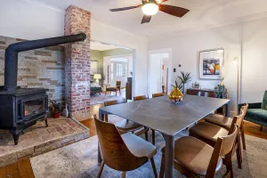 Image of Spacious home steps from Main St and Shenandoah NP with firepit & large backyard