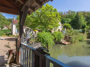 Image of Charming Cottage by 15th-Century Watermill: Private Courtyard, Near Chenonceaux & Beauval Zoo