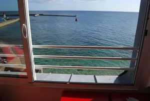 Image of Studio in house bordering the water, exceptional view over the harbour entrance