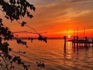 Image of East of Edenton! Romantic sunset waterfront getaway on the Albemarle Sound!