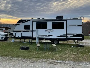 Image of Luxury Camper with Campground Amenities