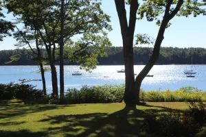 Image of Full Moon on the Harraseeket, Freeport, Maine