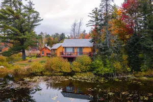 Image of Chestnut Studio: Historic Lakeside Log Cabin