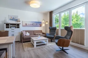 Image of Light-flooded family apartment with a great balcony and only 200 m to the beach - Aparthotel