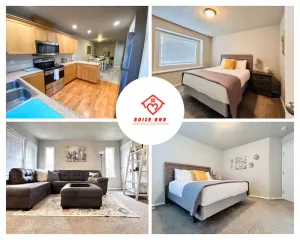 Image of The Getaway SE Boise Condo Across the street from Greenbelt, Bown Crossing and Boise River 3BD 3Bath, 4 beds! Lovely, Homey, Dining table seats 6