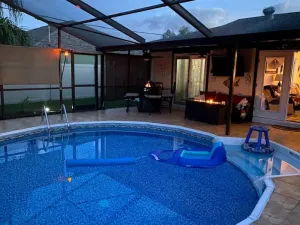 Image of Cozy home complete with pool and outdoor living