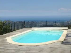 Image of LUXURY VILLA exceptional panoramic view over the Réginu valley and the sea