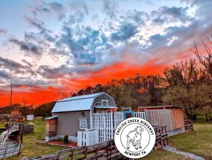 Image of Romantic Tiny House w Sauna, Outdoor Tub in Goat Farm