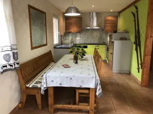 Image of detached chalet overlooking the valley