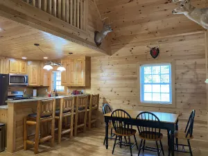 Image of Cozy cabin w\/ hot tub! Lake access w\/ walk to pier