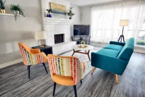 Image of Spacious pad 🌟 with private patio and shared pool🌟