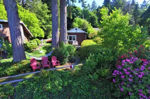 Image of Magical Puget Sound Beachfront Cottage --Panoramic View +Kayaks, Hiking, Birds!